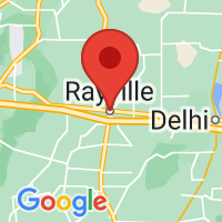 Map of Rayville, LA US